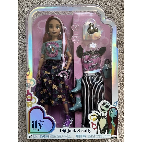 Disney ILY 4Ever Jack and Sally Doll with Accessories New In Box - Picture 1 of 4